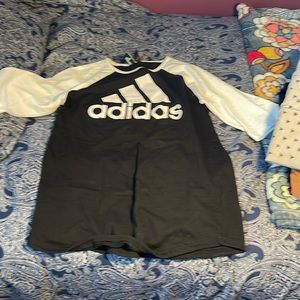 Adidas, three quarter  length sleeve T-shirt